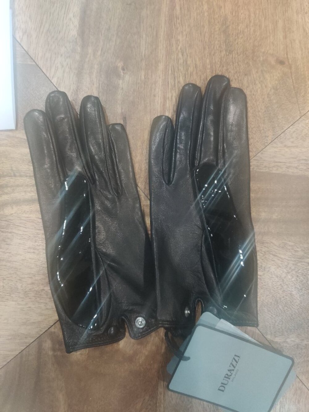 Durazzi leather gloves size L New $598.00 - Picture 2 of 5